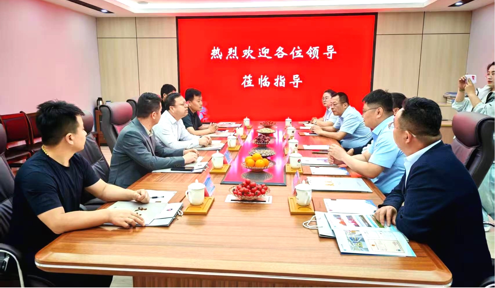 孟村縣委組織部長劉曉偉蒞臨集團(tuán)公司參觀考察